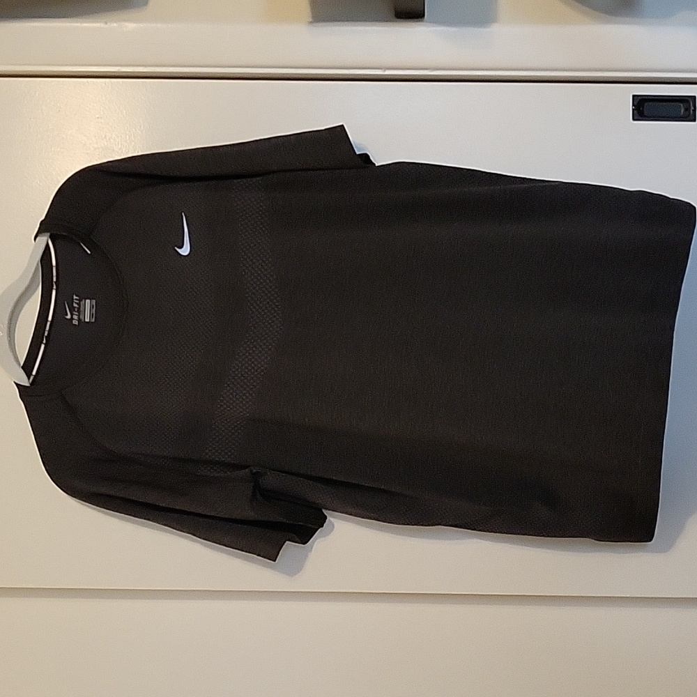 Men's Nike Running Dri-Fit Black T-Shirt, Size XXL (2XL)